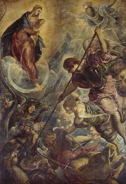 Archangel Michael Fights Satan, c.1590 - view 1
