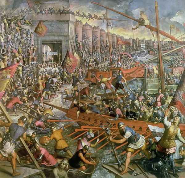 The Capture of Constantinople in 1204 - view 1