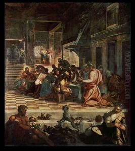 The Last Supper by Jacopo Tintoretto (Robusti)