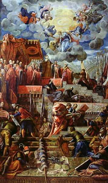 Doge Niccolo da Ponte Receiving a Crown of Laurels from the City of Venice - view 1