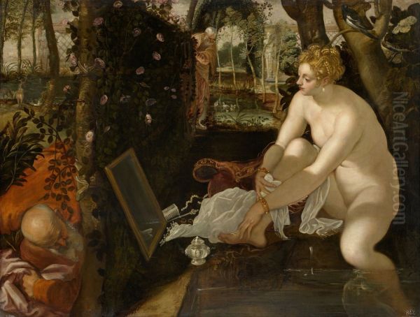 Susanna Bathing, 1555-56 - view 1