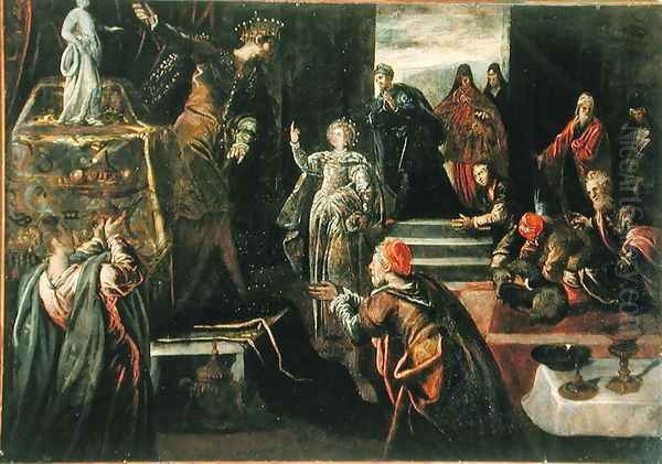 Saint Catherine of Alexandria refusing to worship the Idols - view 1