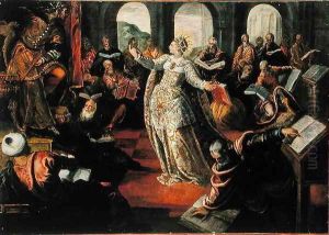 The Dispute of Catherine of Alexandria with the philosophers