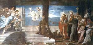 Doge Alvise Mocenigo d.1577 presented to the Redeemer, c.1577