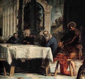 Christ Washing His Disciples' Feet (detail 2)