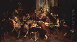 The Last Supper 5 by Jacopo Tintoretto (Robusti)