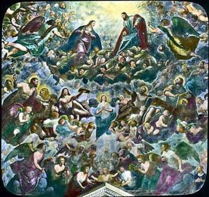 Paradise 4 by Jacopo Tintoretto (Robusti)