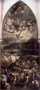 Adoration of the Golden Calf, 1546 2 by Jacopo Tintoretto (Robusti)