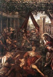 La Probatica Piscina 1578-81 by Jacopo Tintoretto (Robusti)