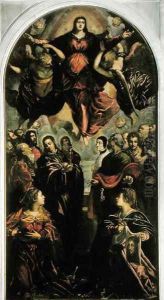 Assumption of the Virgin by Jacopo Tintoretto (Robusti)