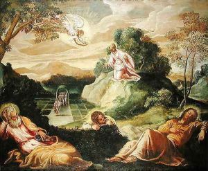 The Agony in the Garden by Jacopo Tintoretto (Robusti)