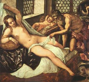 Venus, Vulcan and Mars by Jacopo Tintoretto (Robusti)