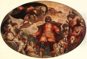 Glorification of St Roch 1564 by Jacopo Tintoretto (Robusti)