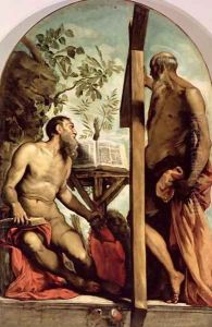 St. Andrew and St. Jerome by Jacopo Tintoretto (Robusti)