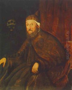 Portrait of Doge Pietro Loredano c. 1570 by Jacopo Tintoretto (Robusti)