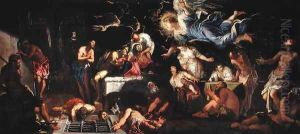 St. Roch Visited by an Angel in Prison, 1567 by Jacopo Tintoretto (Robusti)