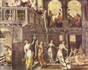 The wise and foolish virgins by Jacopo Tintoretto (Robusti)