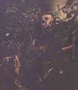 Christ in the Garden of Gethsemane by Jacopo Tintoretto (Robusti)