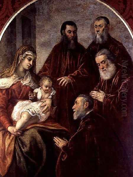 Madonna and child with four Statesmen - view 1