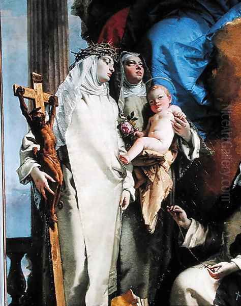 The Virgin and Three Dominican Saints, 1740 - view 1