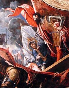 Victory of the Venetians over the Ferrarans at Argenta by Jacopo Tintoretto (Robusti)
