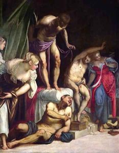 Saint Roch curing the Plague, c.1560 2 by Jacopo Tintoretto (Robusti)