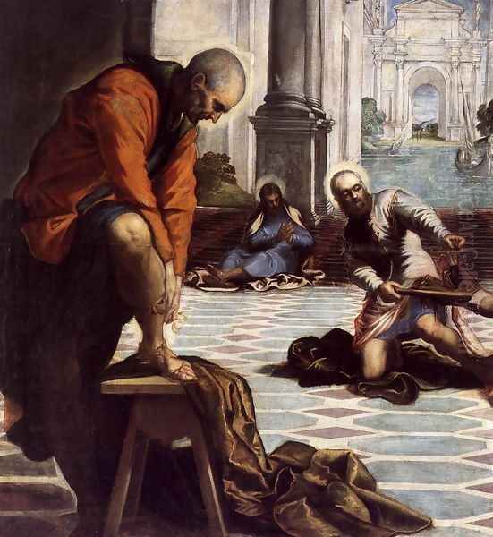Christ Washing His Disciples' Feet (detail 3) - view 1