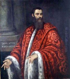 Gentleman Facing to the Right, c.1553 by Jacopo Tintoretto (Robusti)