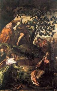 The Raising of Lazarus by Jacopo Tintoretto (Robusti)