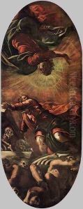 The Vision of Ezekiel by Jacopo Tintoretto (Robusti)