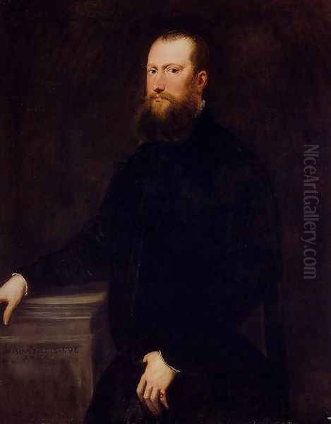 Portrait Of A Bearded Venetian Nobleman - view 1