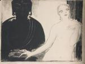 Akt Buddha Szoborral Akt Buddha Szoborral