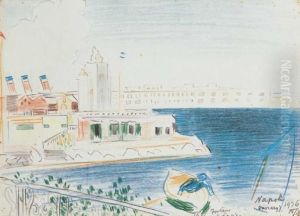 Naples Bay by Janos Vaszary