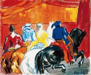 Circus, About 1930 by Janos Vaszary