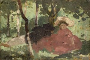 Delutan A Szabadban by Janos Vaszary