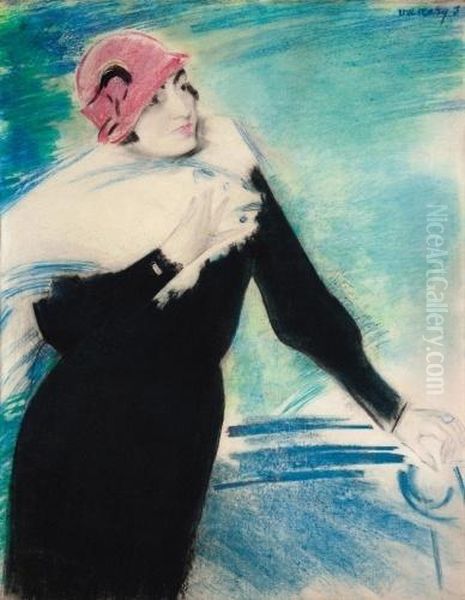 Woman In Hat - view 1