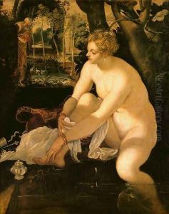 Susanna and the Elders (detail 1) by Jacopo Tintoretto (Robusti)