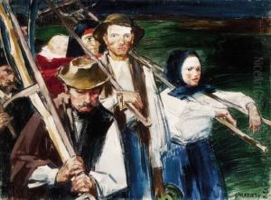 Homewards by Janos Vaszary