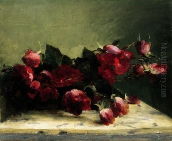 Still-life Of Roses, Early 1890s - view 1