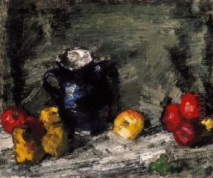Still-life With Apples by Janos Vaszary