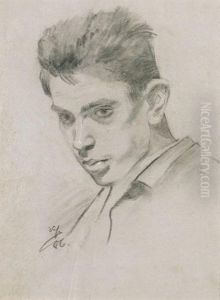 Self-portrait by Janos Vaszary
