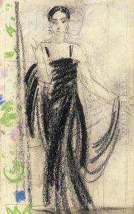 Lady In A Black Gown