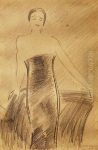 Woman In A Gown