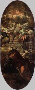 Jacob's Ladder by Jacopo Tintoretto (Robusti)