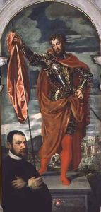 St. Demetrius and a Donor from the Ghisi Family