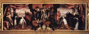 The Dead Christ Adored by Doges Pietro Lando and Marcantonio Trevisan by Jacopo Tintoretto (Robusti)