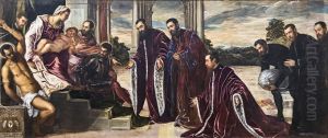 Madonna of the Treasures, 1567 by Jacopo Tintoretto (Robusti)