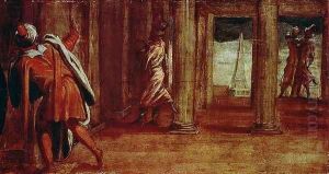 The Prostration of Bathsheba, c.1548 by Jacopo Tintoretto (Robusti)