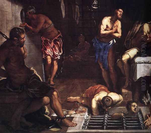 St Roch in Prison Visited by an Angel (detail 1) - view 1