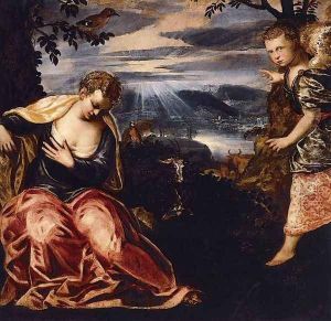 The Annunciation to Manoah's Wife by Jacopo Tintoretto (Robusti)